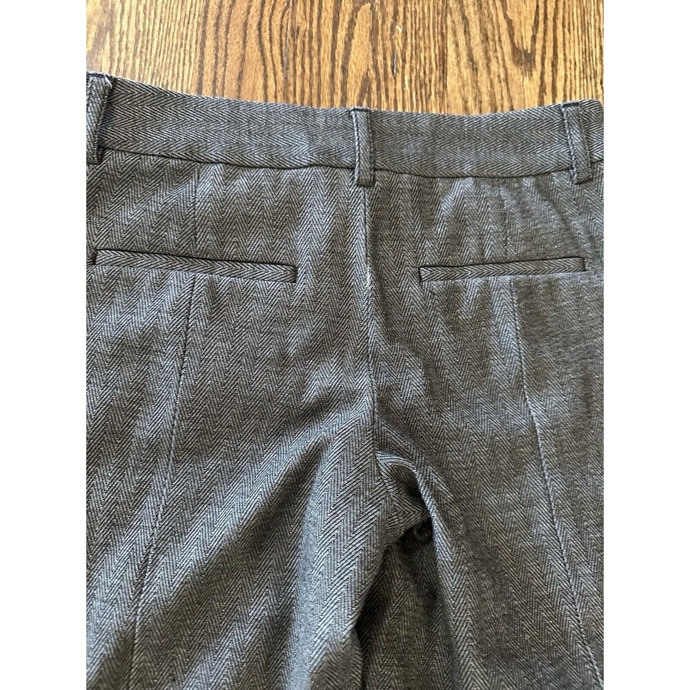 Express Editor Slim Low Rise Stretch Chino Pants Herringbone Black Size 2L EUC - Picture 9 of 10